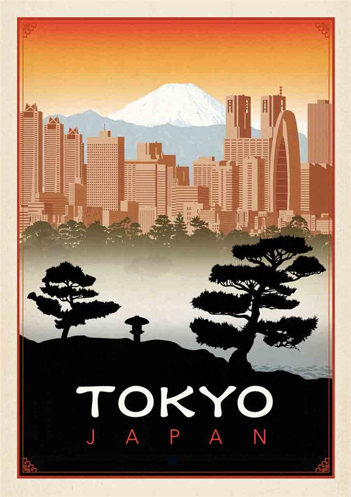 Poster voyage vintage : Tokyo (Japon) - /medias/158240241449.jpg