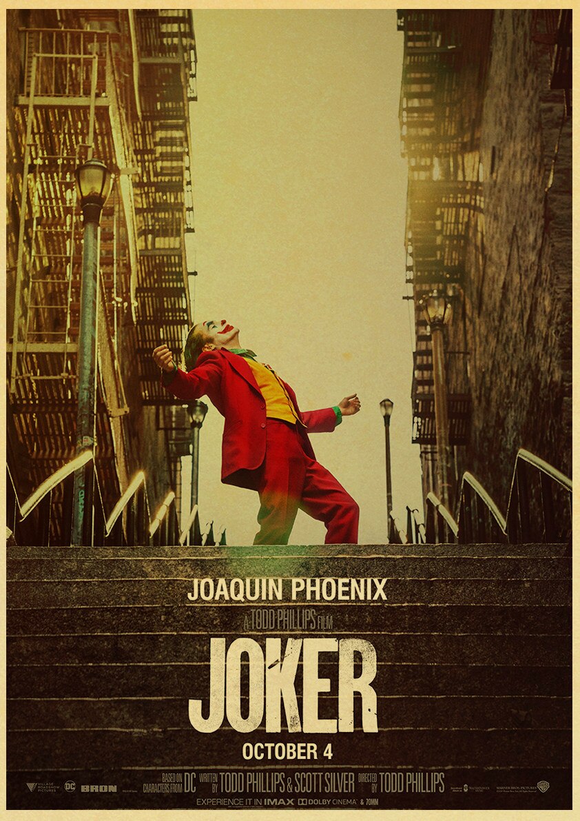 Poster Joker (2019) Joaquin Phoenix : affiche danse escaliers - /medias/158304668922.jpg