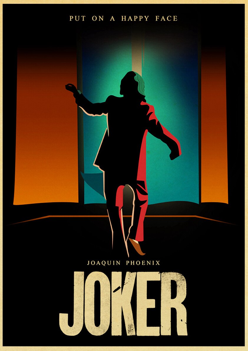 Poster Joker (2019) Joaquin Phoenix : affiche danse derrière le rideau - /medias/15830466893.jpg