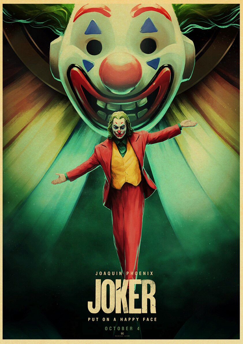 Poster Joker (2019) Joaquin Phoenix : danse derrière clown - /medias/158304668969.jpg
