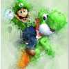 Posters &quot;aquarelle&quot; Mario &amp; Luigi - /medias/157803470946.jpg