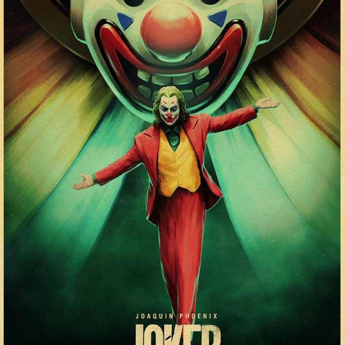 Poster Joker (2019) Joaquin Phoenix : danse derrière clown