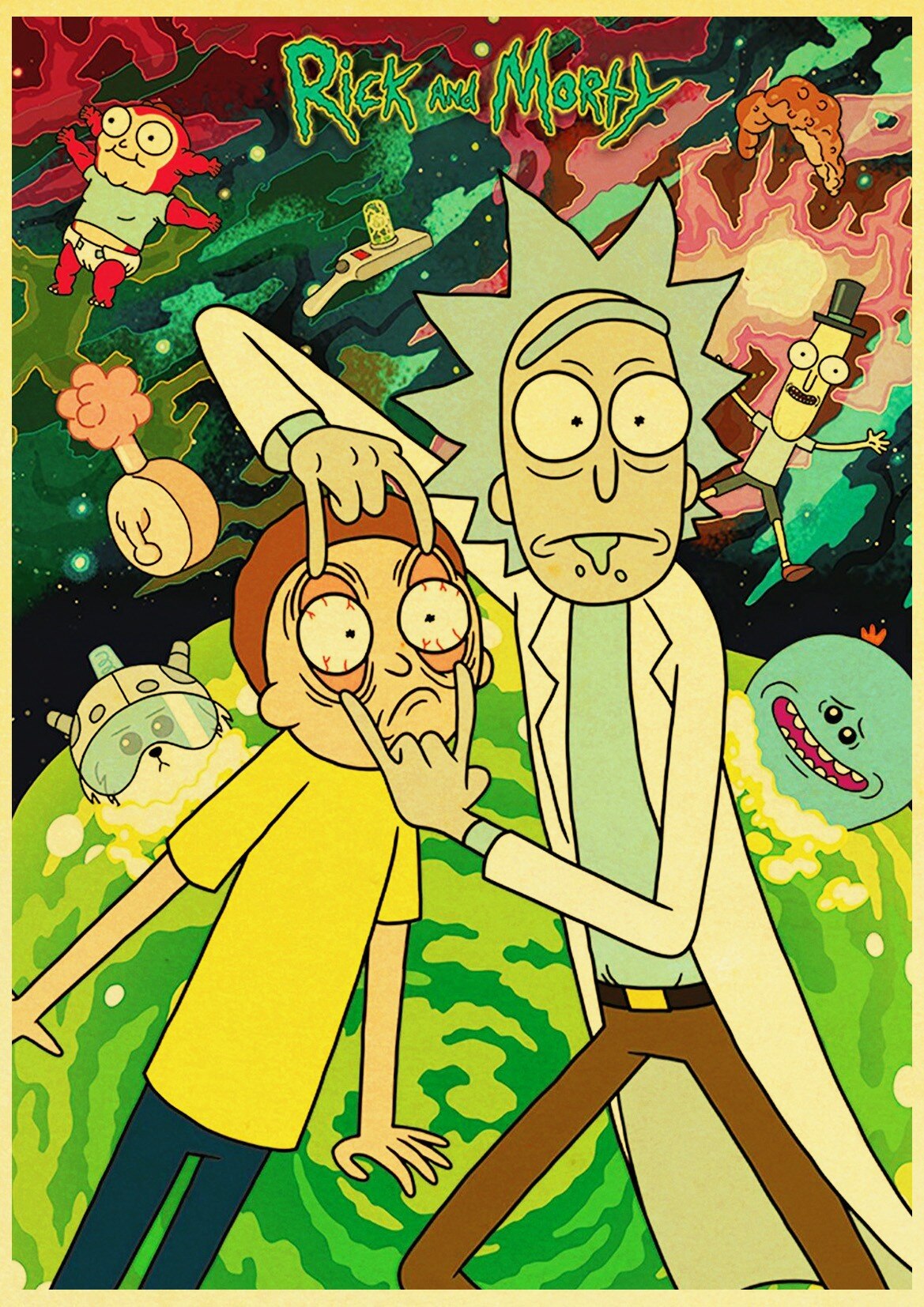 Poster Rick et Morty : ouvre les yeux Morty ! - /medias/158286884939.jpg