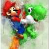 Posters &quot;aquarelle&quot; Mario &amp; Luigi - /medias/157803470910.jpg