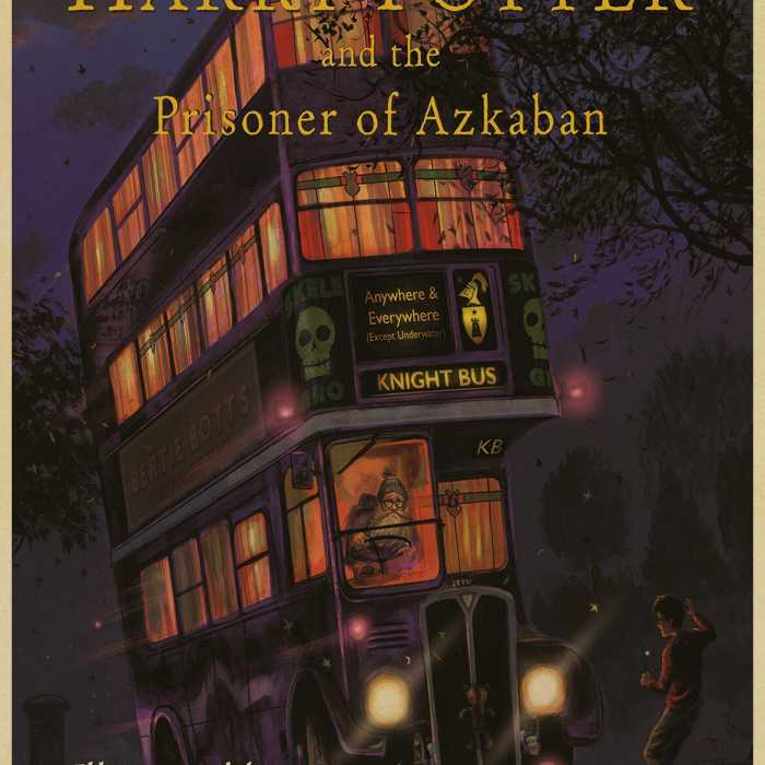 Poster vintage Harry Potter : le Prisonnier d'Azkaban