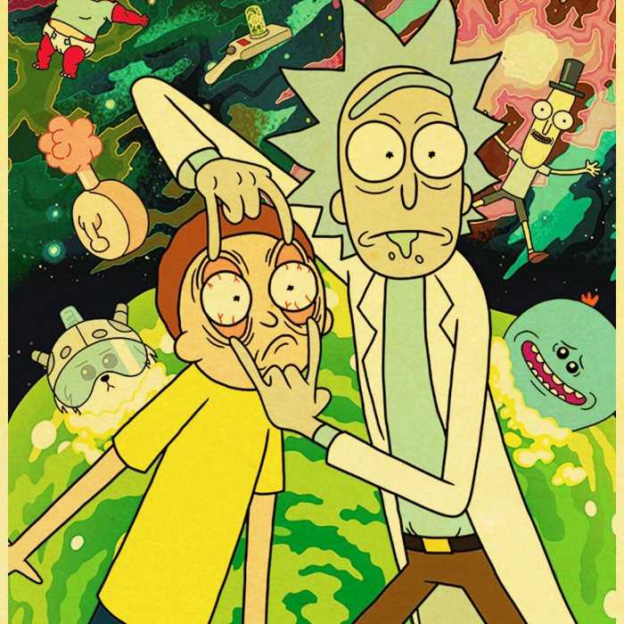 Poster Rick et Morty : ouvre les yeux Morty !
