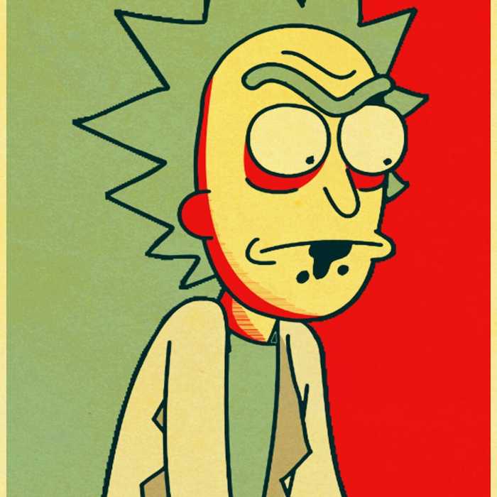 Poster Rick et Morty : Science Rick