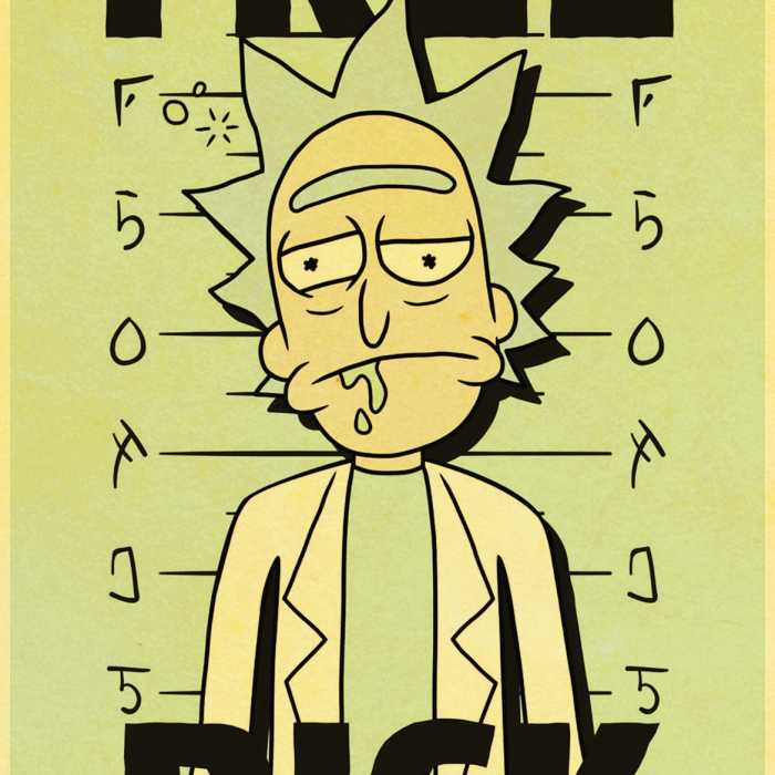 Poster Rick et Morty : libérer Rick