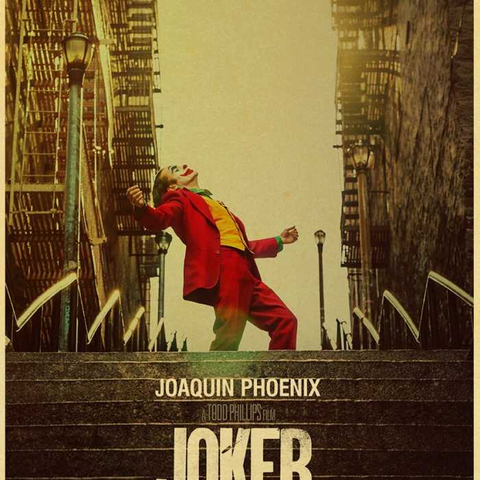 Poster Joker (2019) Joaquin Phoenix : affiche danse escaliers