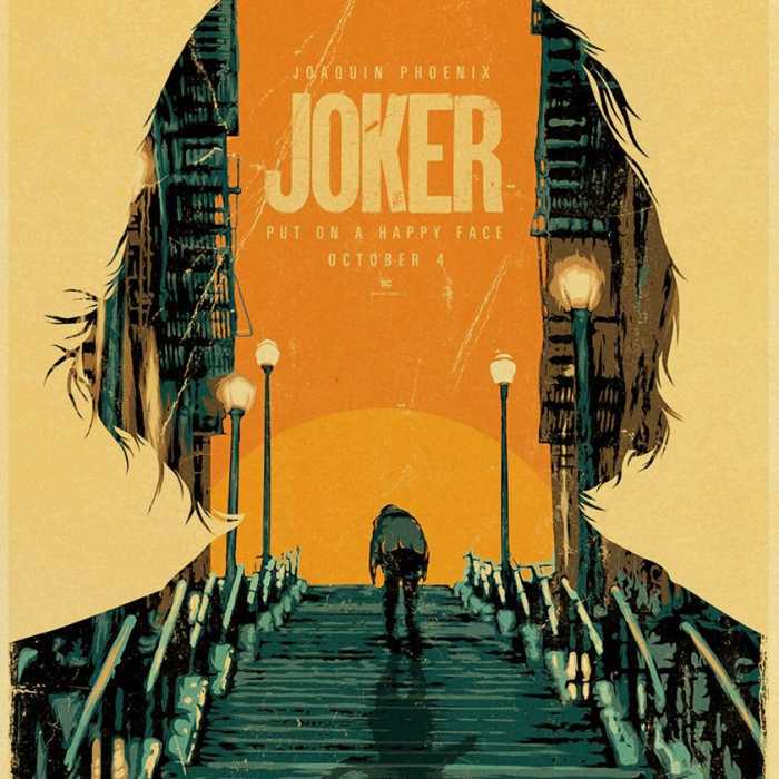 Poster Joker (2019) Joaquin Phoenix : affiche montée des escaliers