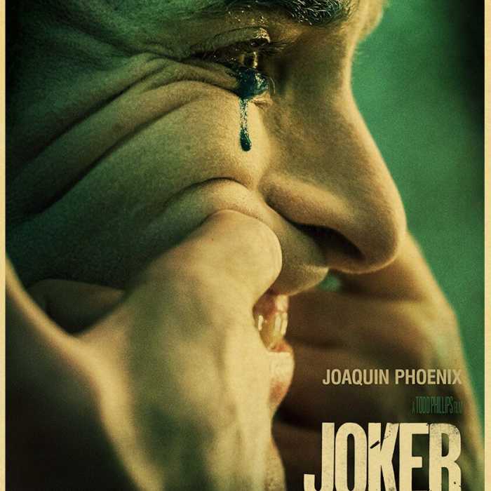 Poster Joker (2019) Joaquin Phoenix : affiche sourire forcé